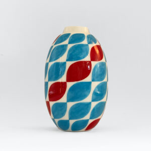 Tiles blue & red