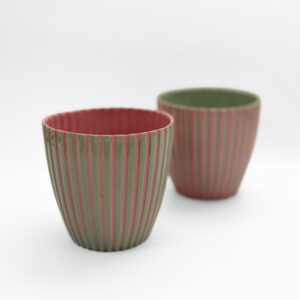 InsideOut set striped - green/pink